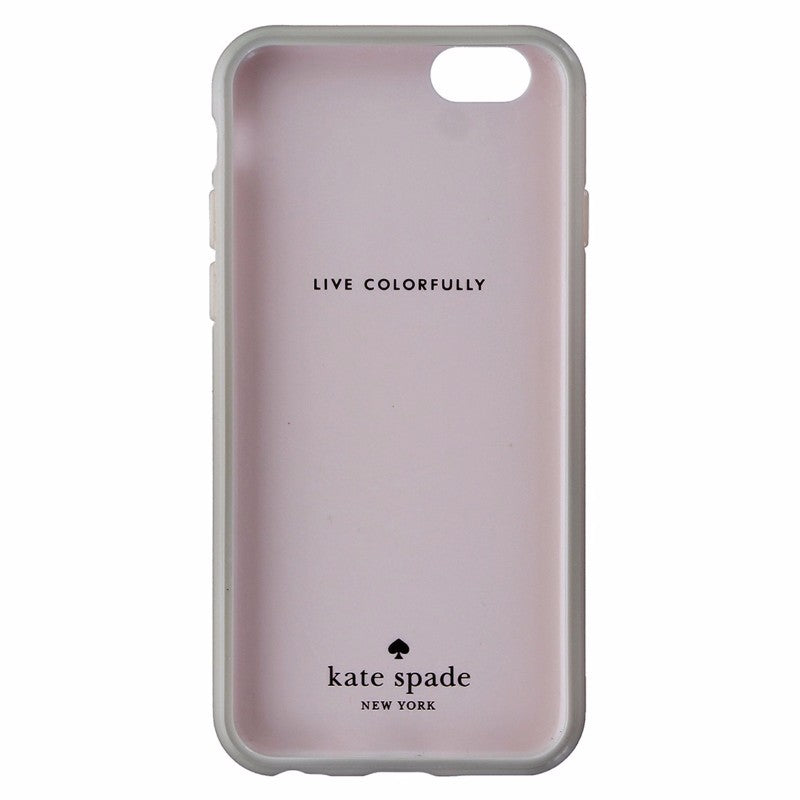 Kate Spade New York Hybrid Case for iPhone 6/6s - Light Pink / Rose Gold Stripe