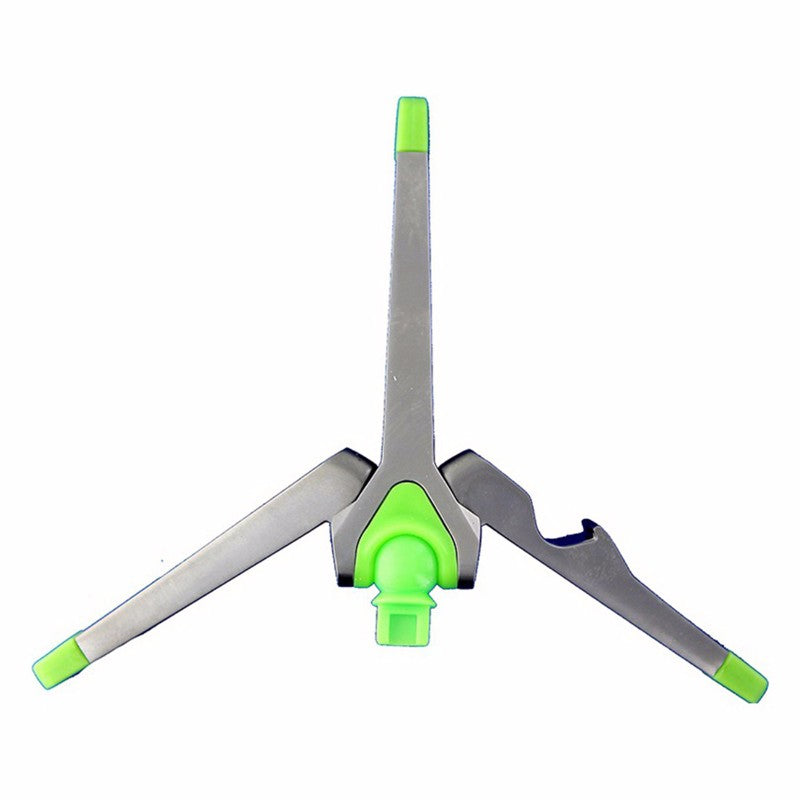 Kenu Stance Tripod for Android & Windows Phones - Silver & Green Cell Phone - Mounts & Holders Kenu    - Simple Cell Bulk Wholesale Pricing - USA Seller
