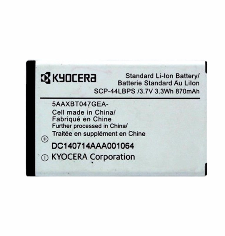 Kyocera Rechargeable 3.7V 870mAh Battery for Brio S3015 Luno S2100 Presto S1350 Cell Phone - Batteries Kyocera - Simple Cell Bulk Wholesale Pricing - USA Seller