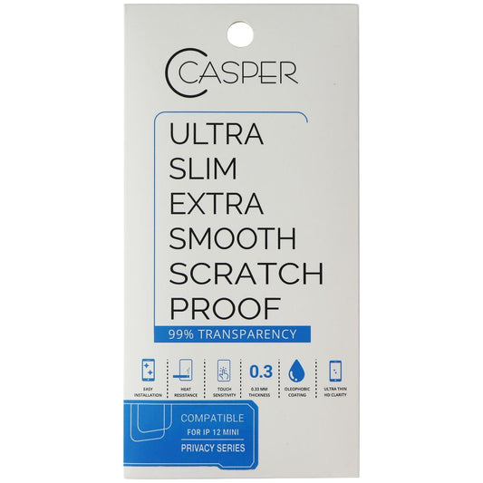 Casper Privacy Series Ultra Slim Screen Protector for iPhone 12 Mini - Tinted Cell Phone - Screen Protectors Casper    - Simple Cell Bulk Wholesale Pricing - USA Seller