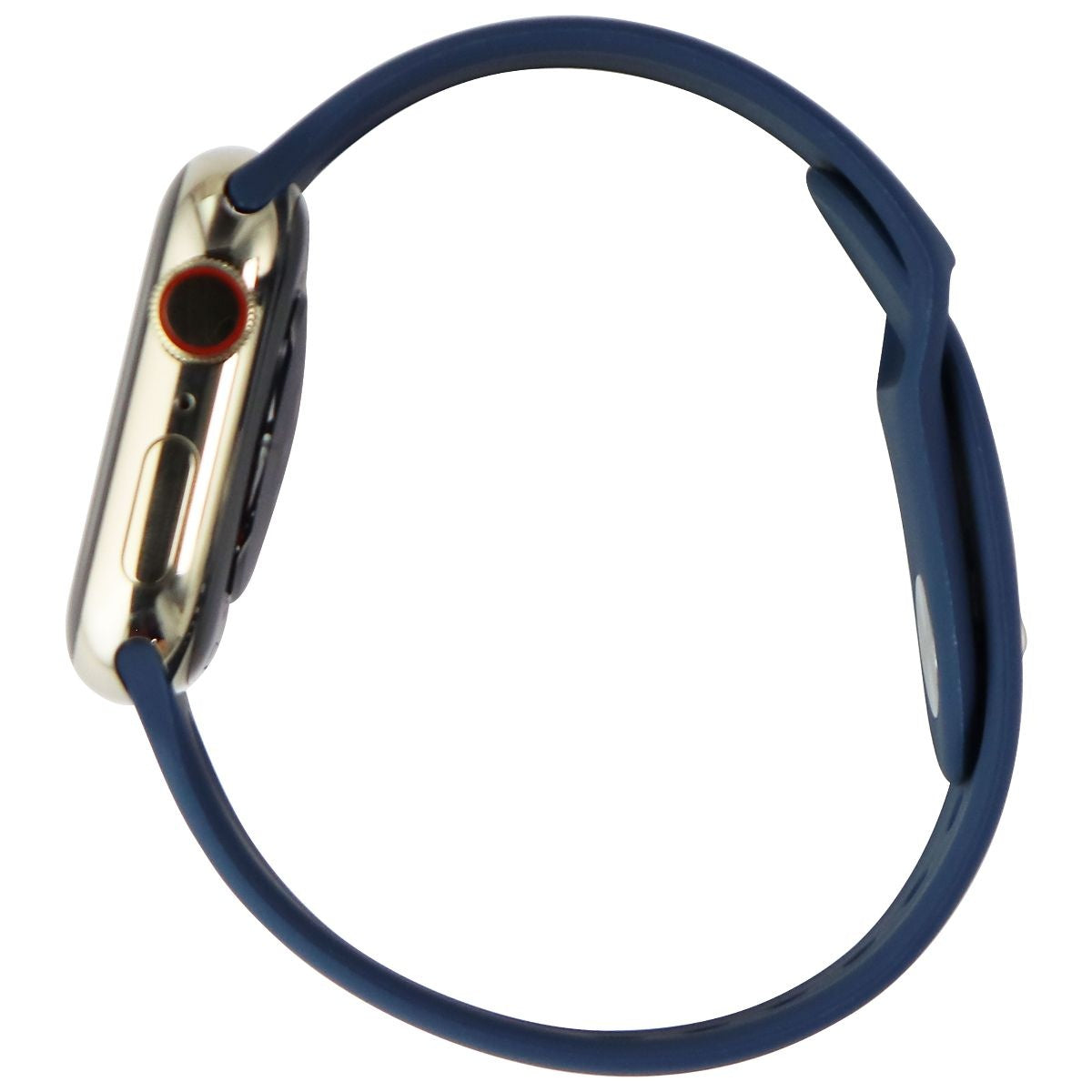 Apple Watch Series 7 (GPS + LTE) A2475 (41mm) - Stainless Gold/Blue Sp Band Smart Watches Apple - Simple Cell Bulk Wholesale Pricing - USA Seller