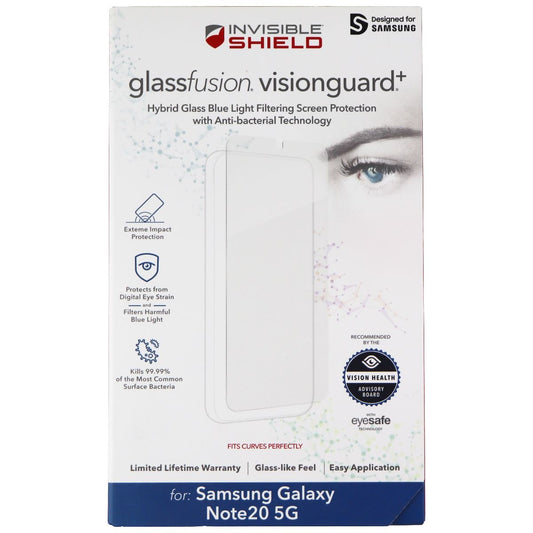 ZAGG InvisibleShield (GlassFusion VisionGuard+) for Galaxy Note20 5G - Clear