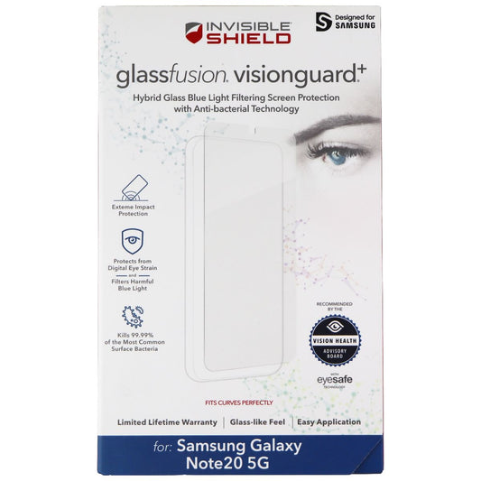 ZAGG InvisibleShield (GlassFusion VisionGuard+) for Galaxy Note20 5G - Clear Cell Phone - Screen Protectors Zagg    - Simple Cell Bulk Wholesale Pricing - USA Seller