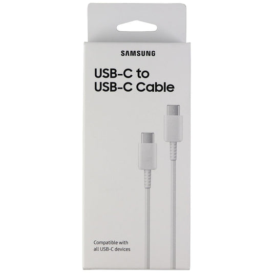 Samsung 3.3-Foot USB-C Charge/Sync Cable - White (EP-DA705BWEGUS) Retail Cell Phone - Cables & Adapters Samsung - Simple Cell Bulk Wholesale Pricing - USA Seller
