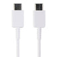 BULK Samsung (3.3-Ft) USB-C to USB-C (Type C) Charge & Sync Cable - White