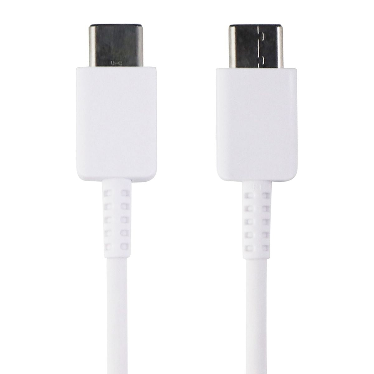 BULK Samsung (3.3-Ft) USB-C to USB-C (Type C) Charge & Sync Cable - White Cell Phone - Cables & Adapters Samsung - Simple Cell Bulk Wholesale Pricing - USA Seller