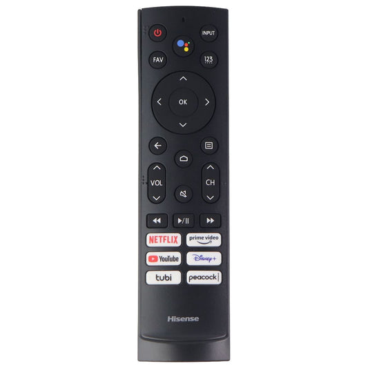 Hisense Remote Control (ERF3A90) with Netflix/Prime/YouTube/Peacock - Black