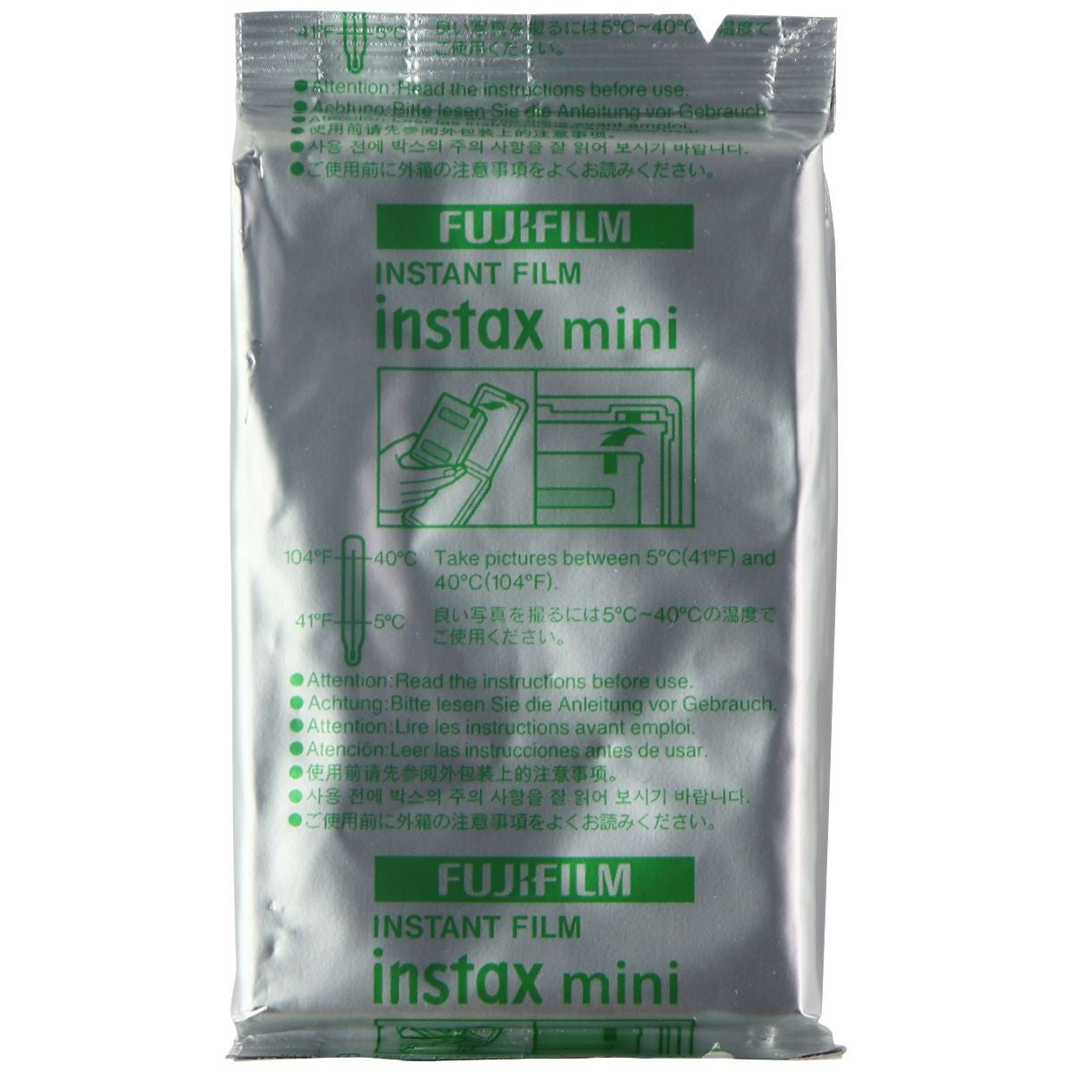 Fujifilm 10 Count Instax Mini Instant Film Pack Film Photography - Film Fujifilm - Simple Cell Bulk Wholesale Pricing - USA Seller