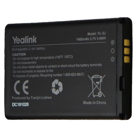 Yealink (YL-5J) Rechargeable 1460mAh (3.7V) Battery - Black Cell Phone - Batteries Yealink    - Simple Cell Bulk Wholesale Pricing - USA Seller