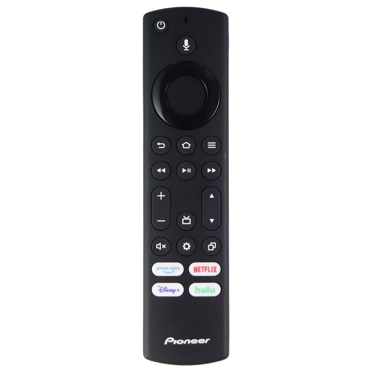 Pioneer Fire TV Remote w/ Prime/Netflix/Disney/Hulu Buttons (CP-RC1NA-22) Black TV, Video & Audio Accessories - Remote Controls Pioneer    - Simple Cell Bulk Wholesale Pricing - USA Seller
