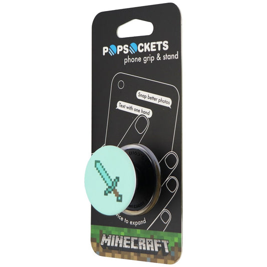 PopSockets Collapsible Grip & Stand for Phones and Tablets - Diamond Sword Cell Phone - Mounts & Holders PopSockets - Simple Cell Bulk Wholesale Pricing - USA Seller