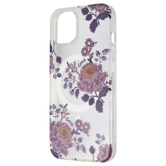 Coach Protective Case for MagSafe for Apple iPhone 13 - Moody Floral Clear Cell Phone - Cases, Covers & Skins Coach - Simple Cell Bulk Wholesale Pricing - USA Seller