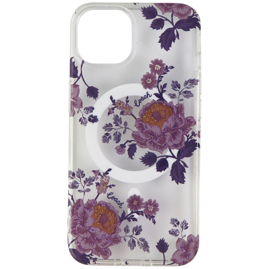 Coach Protective Case for MagSafe for Apple iPhone 13 - Moody Floral Clear Cell Phone - Cases, Covers & Skins Coach - Simple Cell Bulk Wholesale Pricing - USA Seller
