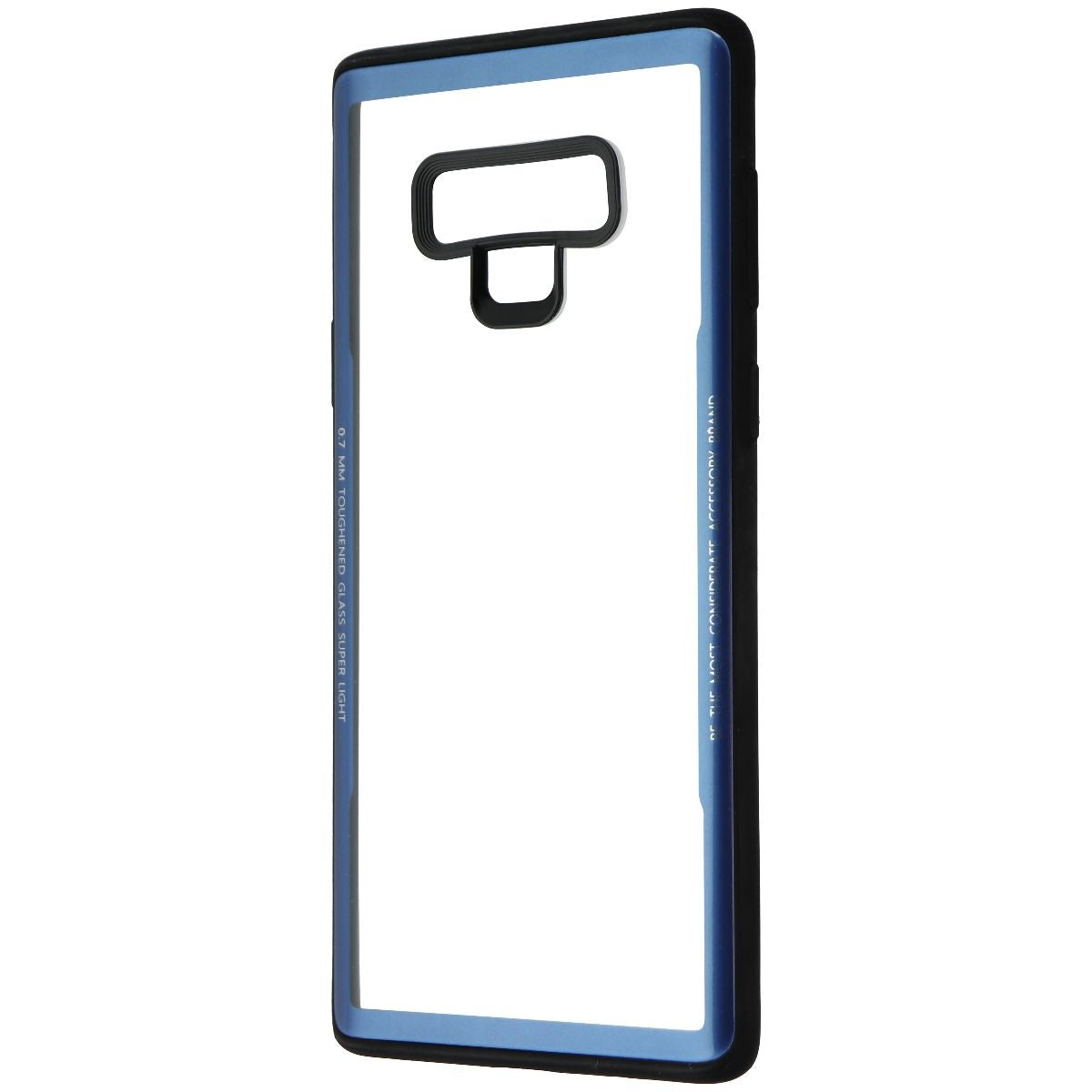 Zore Hybrid Glass Case for Samsung Galaxy Note9 - Clear/Blue/Black Cell Phone - Cases, Covers & Skins Zore - Simple Cell Bulk Wholesale Pricing - USA Seller