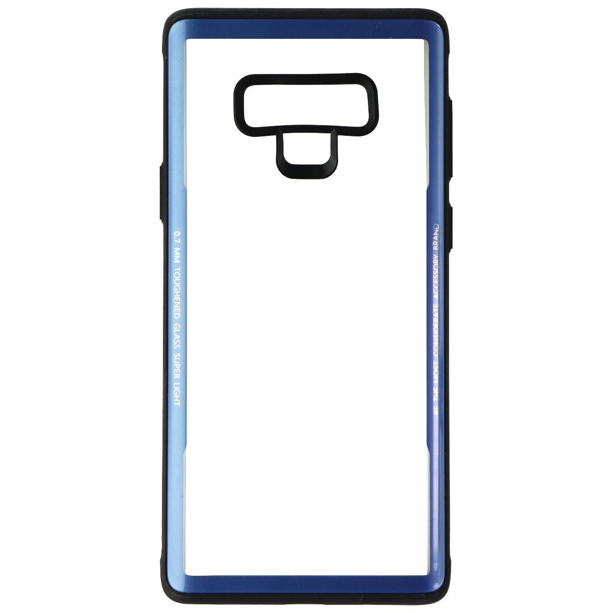 Zore Hybrid Glass Case for Samsung Galaxy Note9 - Clear/Blue/Black Cell Phone - Cases, Covers & Skins Zore - Simple Cell Bulk Wholesale Pricing - USA Seller