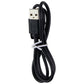 Hand Candy 2.5-Foot Micro-USB to USB Charge and Sync Cable - Black Cell Phone - Cables & Adapters Hand Candy - Simple Cell Bulk Wholesale Pricing - USA Seller