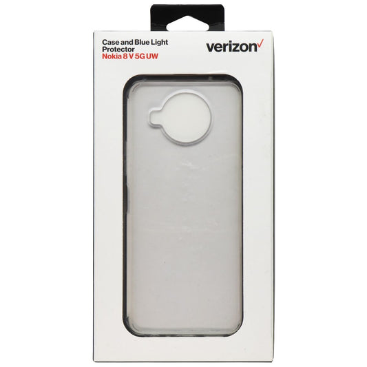 Verizon Case and Blue Light Screen Protector for Nokia 8 V 5G UW - Clear Cell Phone - Screen Protectors Verizon    - Simple Cell Bulk Wholesale Pricing - USA Seller