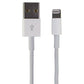 Apple (3.3 Foot/1m) Lightning 8-Pin to USB Charge and Sync Cable - White (A1480) Cell Phone - Cables & Adapters Apple - Simple Cell Bulk Wholesale Pricing - USA Seller