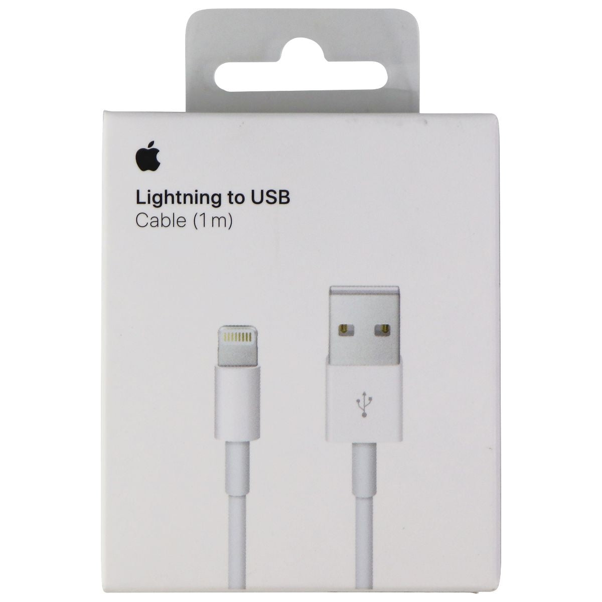 Apple (3.3 Foot/1m) Lightning 8-Pin to USB Charge and Sync Cable - White (A1480) Cell Phone - Cables & Adapters Apple - Simple Cell Bulk Wholesale Pricing - USA Seller