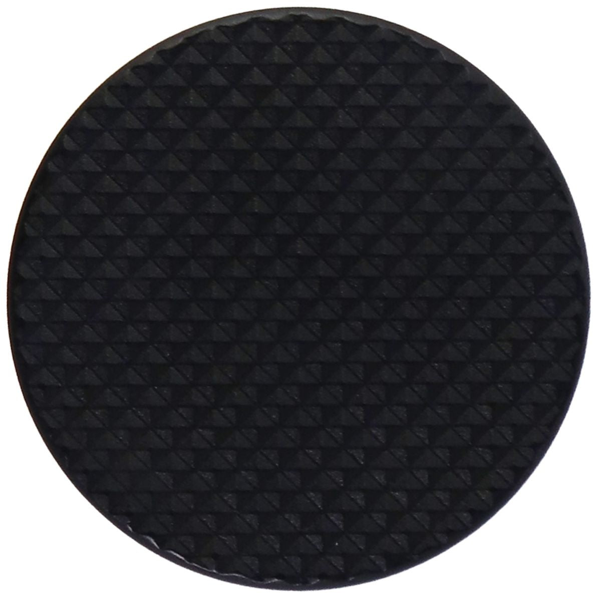 PopSockets PopGrip Swappable Top - Knurled Black (Top ONLY/No Base)