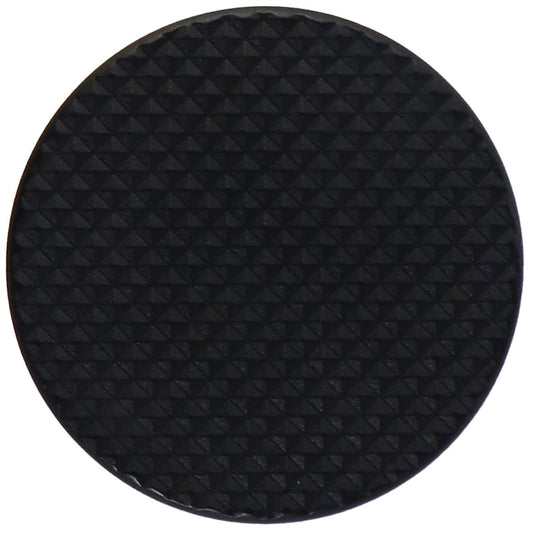 PopSockets PopGrip Swappable Top - Knurled Black (Top ONLY/No Base)