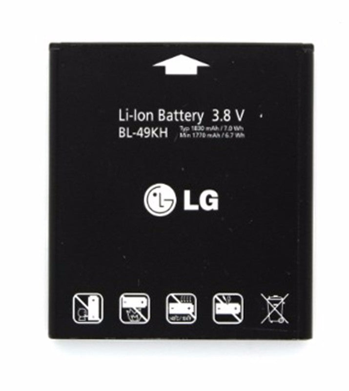 LG Rechargeable (1,830mAh) OEM Battery for LG Optimus (BL-49KH) Cell Phone - Batteries LG - Simple Cell Bulk Wholesale Pricing - USA Seller