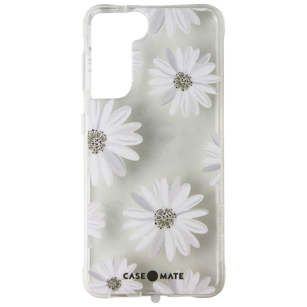 Case-Mate Prints Hardshell Case for Samsung Galaxy S21 5G - Glitter Daisies Cell Phone - Cases, Covers & Skins Case-Mate - Simple Cell Bulk Wholesale Pricing - USA Seller