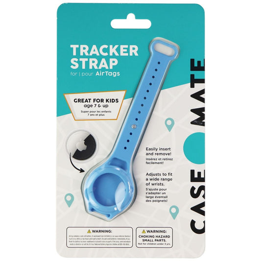 Case-Mate Tracker Strap Wristband Case for Apple AirTag - Blue GPS Accessories & Tracking - Tracking Devices Case-Mate - Simple Cell Bulk Wholesale Pricing - USA Seller