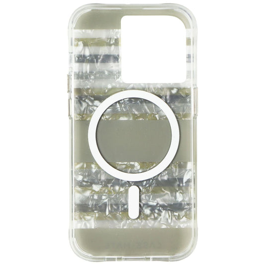 Case-Mate Hardshell Case for MagSafe for iPhone 14 Pro - Pearl Stripes Cell Phone - Cases, Covers & Skins Case-Mate - Simple Cell Bulk Wholesale Pricing - USA Seller