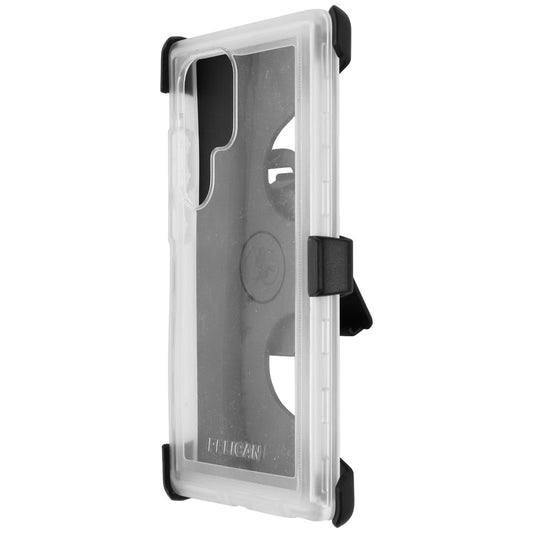 Pelican Voyager Series Case & Holster for Samsung Galaxy S23 Ultra - Clear/Black