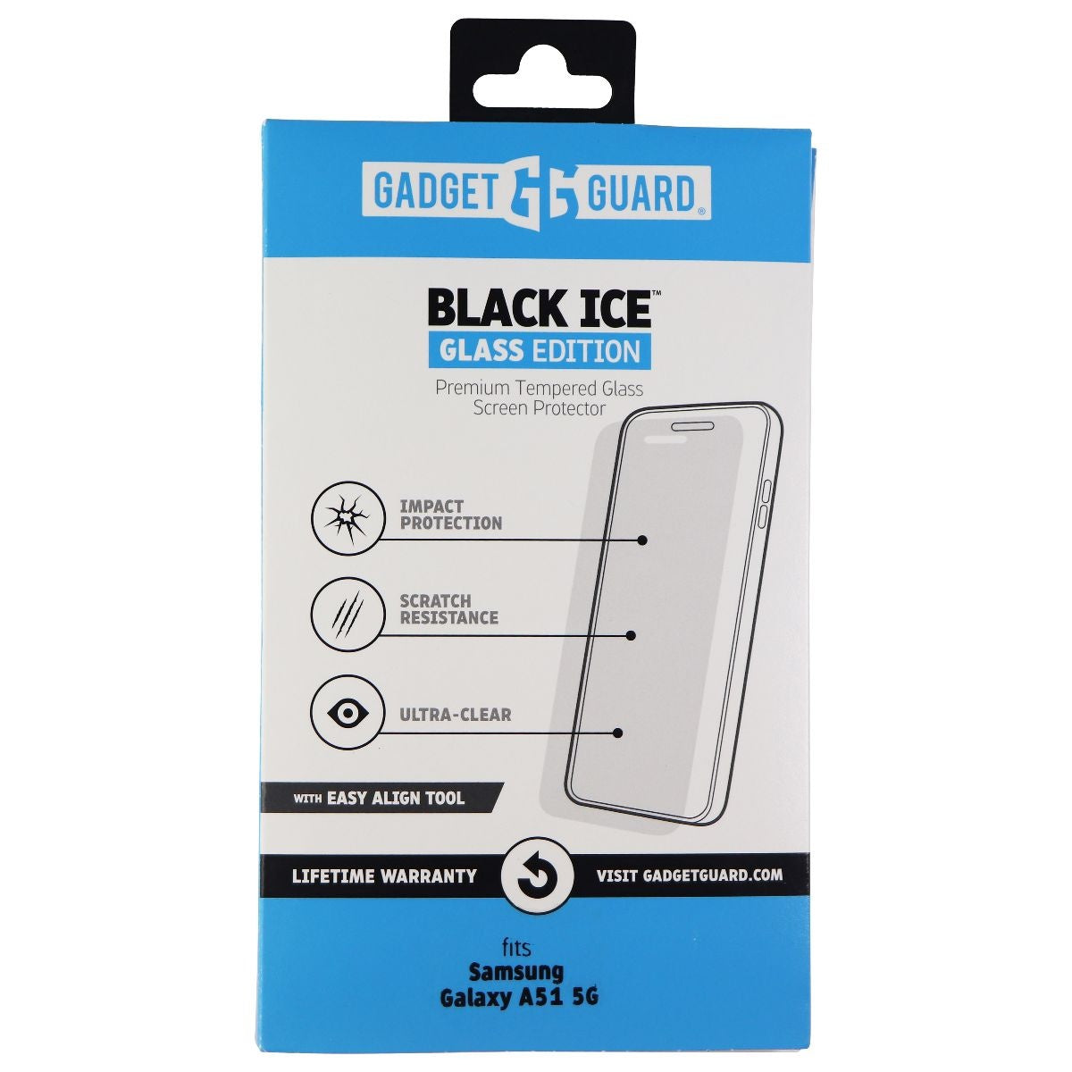 Gadget Guard Black Ice Tempered Glass for Samsung Galaxy A51 5G - Clear