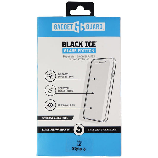 Gadget Guard Black Ice Tempered Glass for LG Stylo 6 Smartphones - Clear Cell Phone - Screen Protectors Gadget Guard    - Simple Cell Bulk Wholesale Pricing - USA Seller