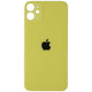 Repair Part - Back Glass Panel for Apple iPhone 11 - Yellow with Logo Cell Phone - Replacement Parts & Tools Unbranded - Simple Cell Bulk Wholesale Pricing - USA Seller