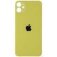Repair Part - Back Glass Panel for Apple iPhone 11 - Yellow with Logo