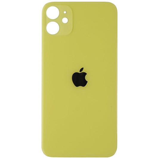 Repair Part - Back Glass Panel for Apple iPhone 11 - Yellow with Logo