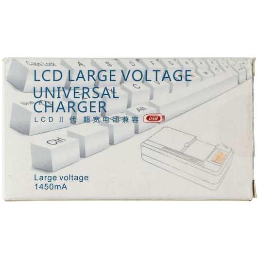 LCD Large Voltage Universal Charger with USB - Black Cell Phone - Chargers & Cradles LCD - Simple Cell Bulk Wholesale Pricing - USA Seller
