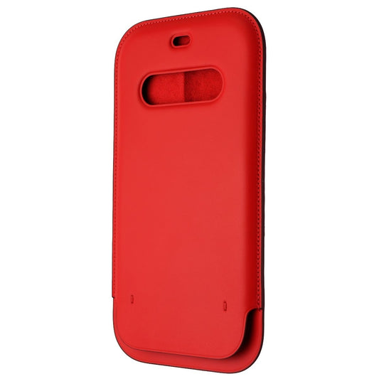 Apple Leather Sleeve for MagSafe for iPhone 12 Pro Max - (Product) RED