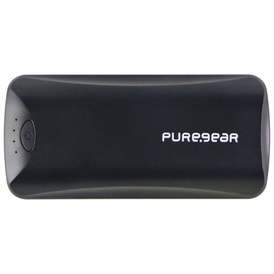 PureGear 5000mAh Portable USB Battery Charger w/ Built-in Flash Light - Black