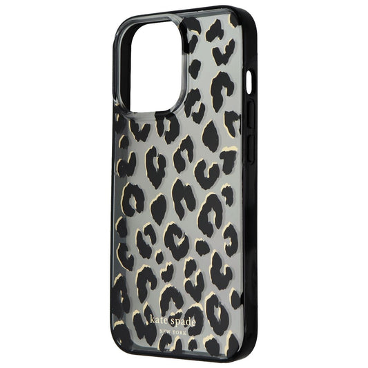 Kate Spade Defensive Hardshell Case for iPhone 13 Pro - City Leopard Black Cell Phone - Cases, Covers & Skins Kate Spade New York    - Simple Cell Bulk Wholesale Pricing - USA Seller