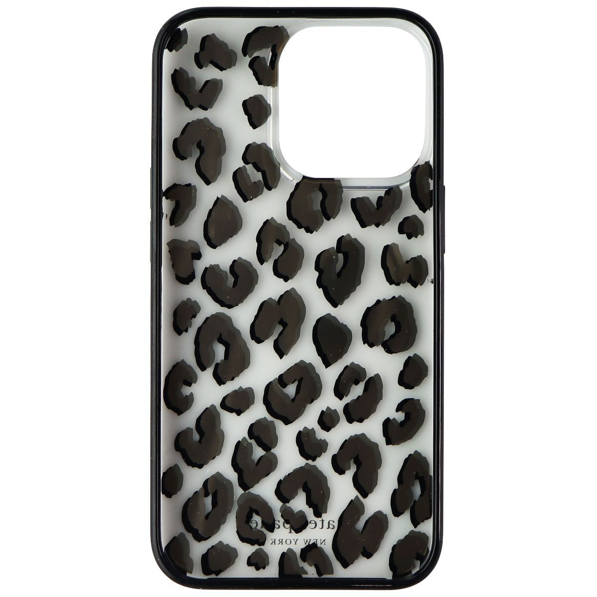 Kate Spade Defensive Hardshell Case for iPhone 13 Pro - City Leopard Black Cell Phone - Cases, Covers & Skins Kate Spade New York - Simple Cell Bulk Wholesale Pricing - USA Seller