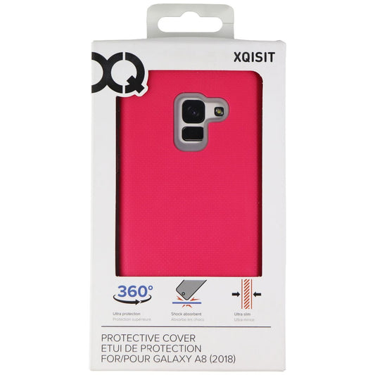 Xqisit Protective Cover for Samsung Galaxy A8 (2018) - Pink/Gray Cell Phone - Cases, Covers & Skins Xqisit    - Simple Cell Bulk Wholesale Pricing - USA Seller