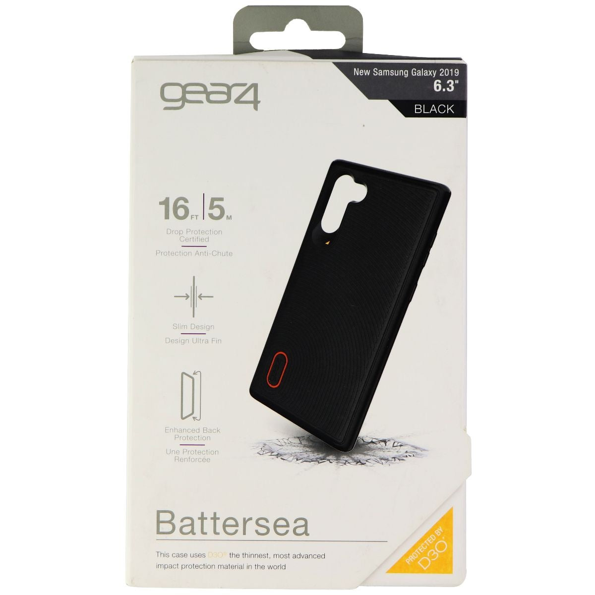ZAGG Battersea Series Hard Case for Samsung Galaxy Note10 - Black Cell Phone - Cases, Covers & Skins Zagg    - Simple Cell Bulk Wholesale Pricing - USA Seller