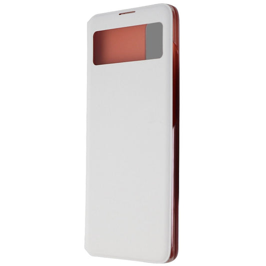 Samsung S View Wallet Cover for Samsung Galaxy A51 - White (EF-FA515PWEGUS) Cell Phone - Cases, Covers & Skins Samsung - Simple Cell Bulk Wholesale Pricing - USA Seller