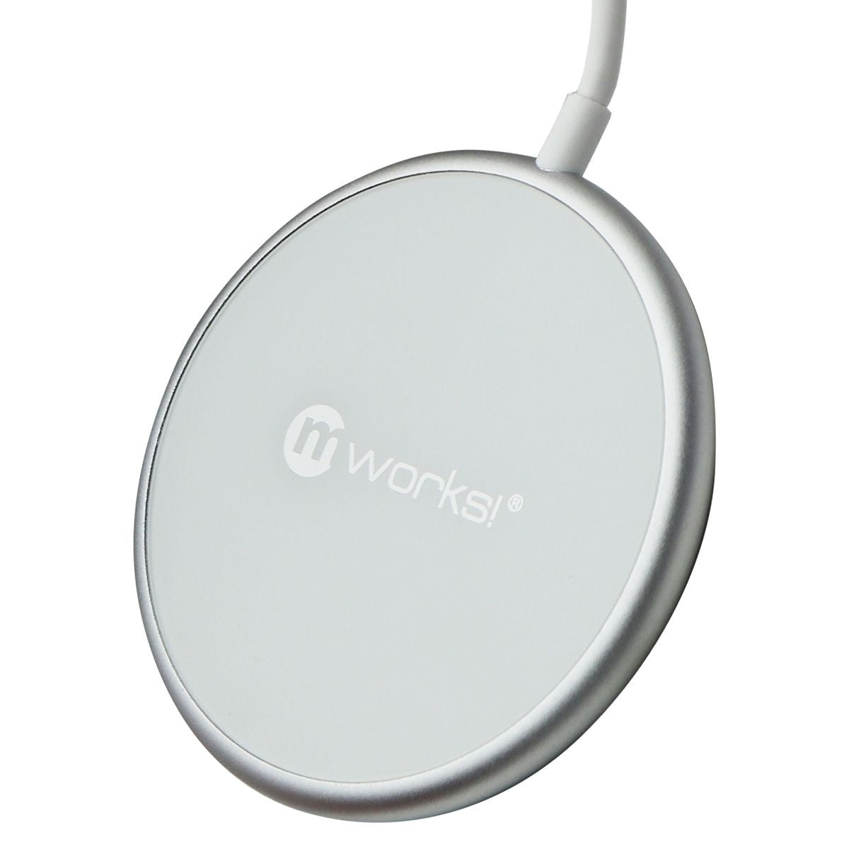 mWorks! mPower! (15W) Magnet Wireless Charger for Smartphones - White Cell Phone - Chargers & Cradles mWorks!    - Simple Cell Bulk Wholesale Pricing - USA Seller