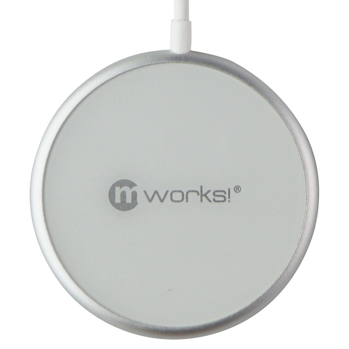 mWorks! mPower! (15W) Magnet Wireless Charger for Smartphones - White Cell Phone - Chargers & Cradles mWorks!    - Simple Cell Bulk Wholesale Pricing - USA Seller