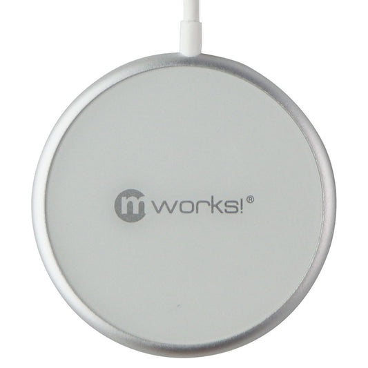 mWorks! mPower! (15W) Magnet Wireless Charger for Smartphones - White