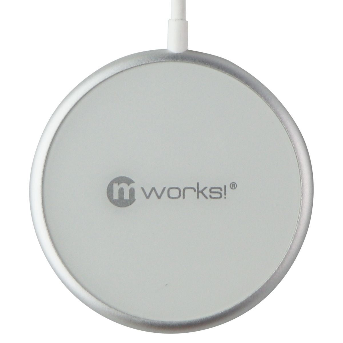 mWorks! mPower! (15W) Magnet Wireless Charger for Smartphones - White Cell Phone - Chargers & Cradles mWorks! - Simple Cell Bulk Wholesale Pricing - USA Seller