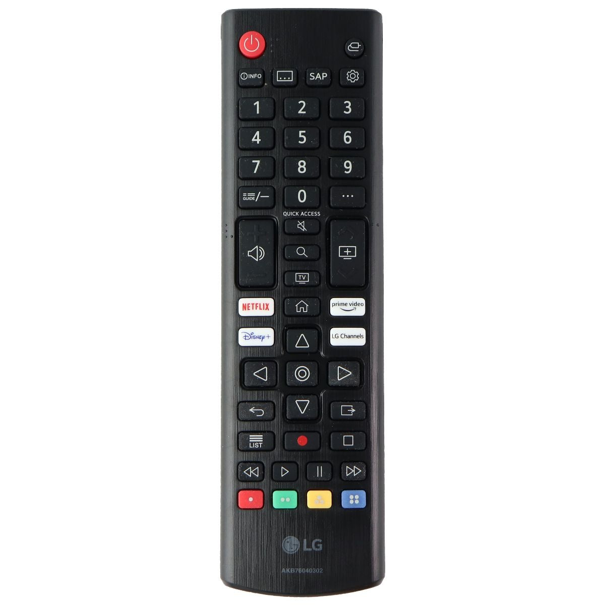 LG OEM Remote Control for Select LG TVs - Black (AKB76040302) TV, Video & Audio Accessories - Remote Controls LG - Simple Cell Bulk Wholesale Pricing - USA Seller