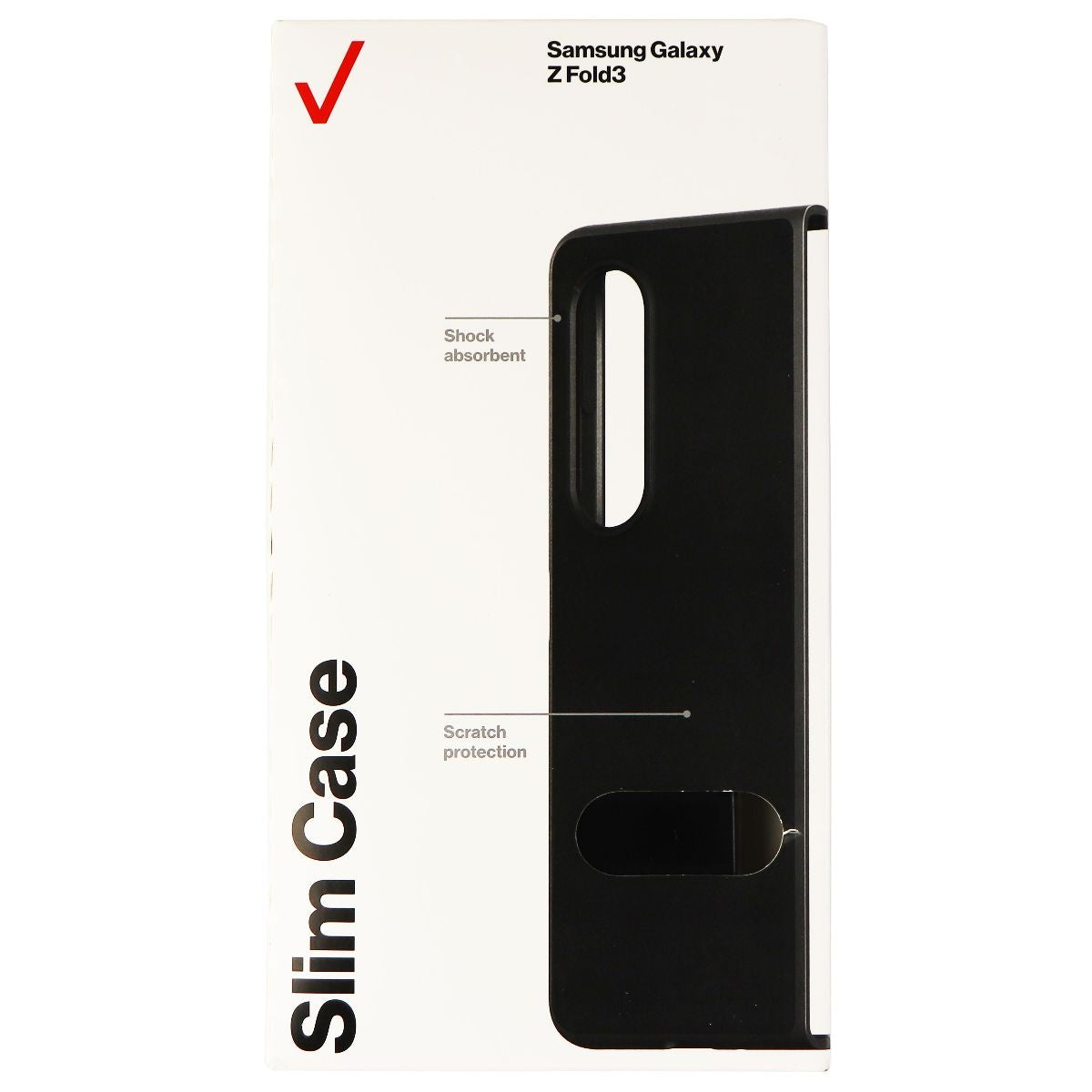 Verizon Slim Hardshell Case for Samsung Galaxy Z Fold3 - Black Cell Phone - Cases, Covers & Skins Verizon - Simple Cell Bulk Wholesale Pricing - USA Seller