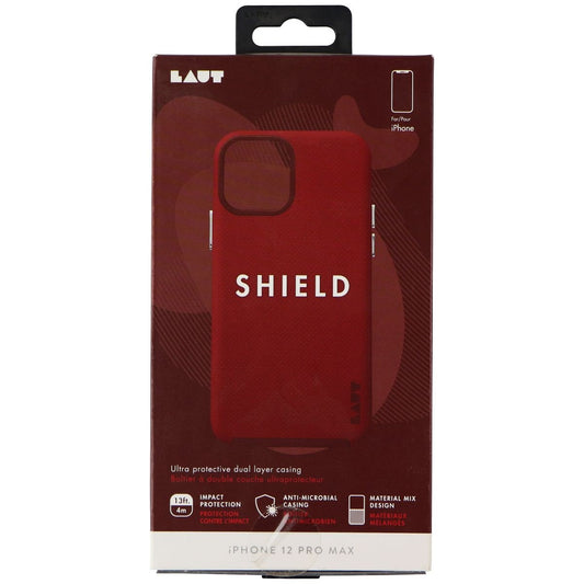 LAUT Shield Series Dual Layer Case for Apple iPhone 12 Pro Max - Crimson Red Cell Phone - Cases, Covers & Skins Laut    - Simple Cell Bulk Wholesale Pricing - USA Seller